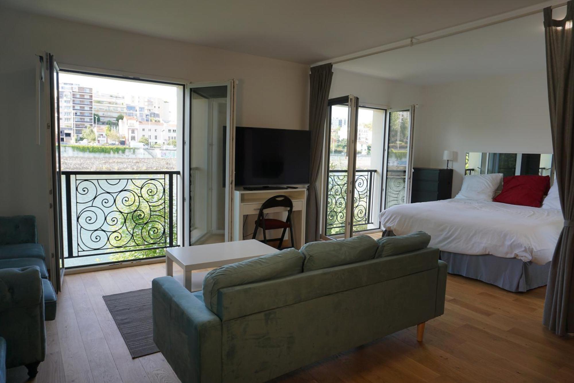 Residences Grande Jatte, Bord De Seine, Suites 52M2 A 97M2, Hopital Americain A 600M Нейї-сюр-Сен Екстер'єр фото